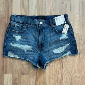 Aeropostale High-Rise Distressed Shorts